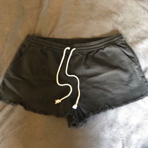 Frayed Bottom Shorts